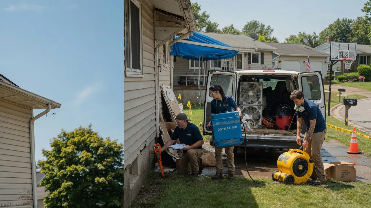 Ceiling Leak Cleanup in Kerkhoven, MN near me