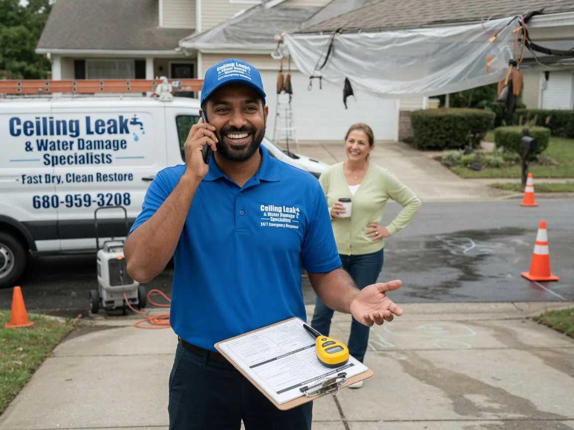 Ceiling Leak Cleanup Kerkhoven, MN FAQs